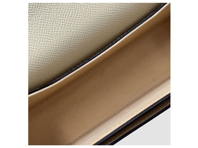 Delvaux Borsa a Spalla Ringo Beige Marrone - vista 6