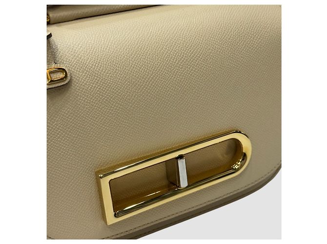 Delvaux Borsa a Spalla Ringo Beige Marrone - vista 9