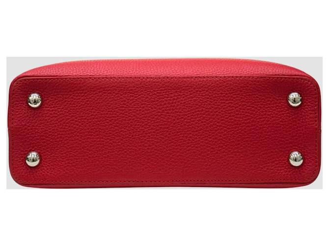 Louis Vuitton Borsa Capucines MM Rosso - vista 7