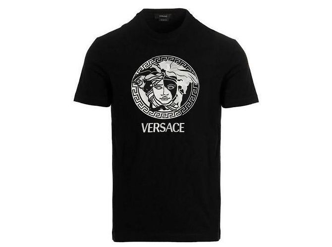 Versace T-SHIRT mit Medusa-Logo Schwarz - Ansicht 3