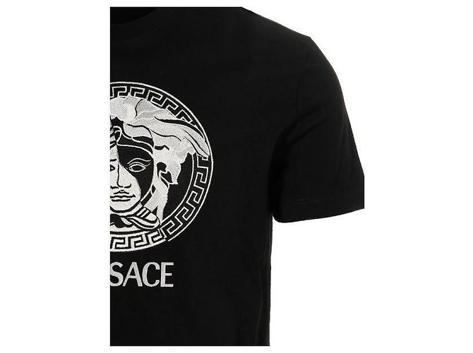 Versace T-SHIRT mit Medusa-Logo Schwarz - Ansicht 5