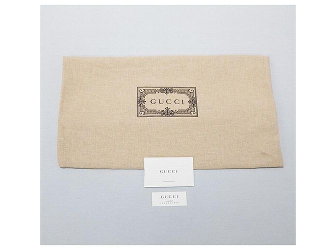 Gucci Clutch de couro com relevo GG - vista 9