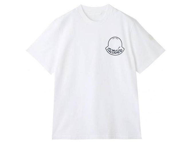Moncler Baumwoll-T-Shirt mit Logo-Print - Ansicht 3