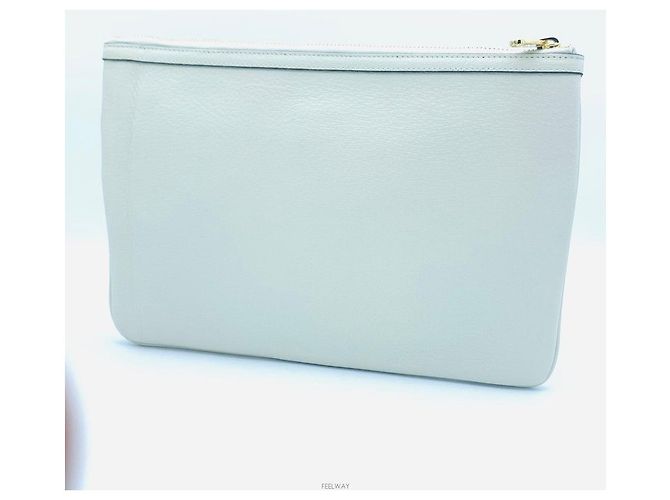 Gucci Clutch Ophidia Stripe White Bianco - vista 2
