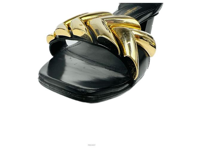 Sandali Louis Vuitton Nero Metallizzato - vista 7