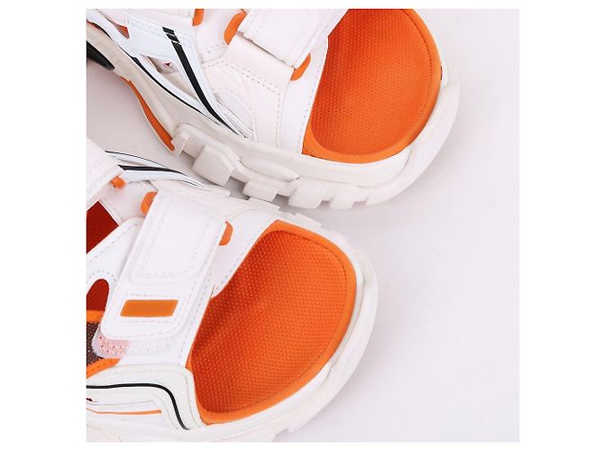 Sandali Track Bi-Color Balenciaga Bianco - vista 5