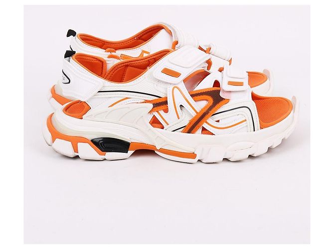 Sandali Track Bi-Color Balenciaga Bianco - vista 6