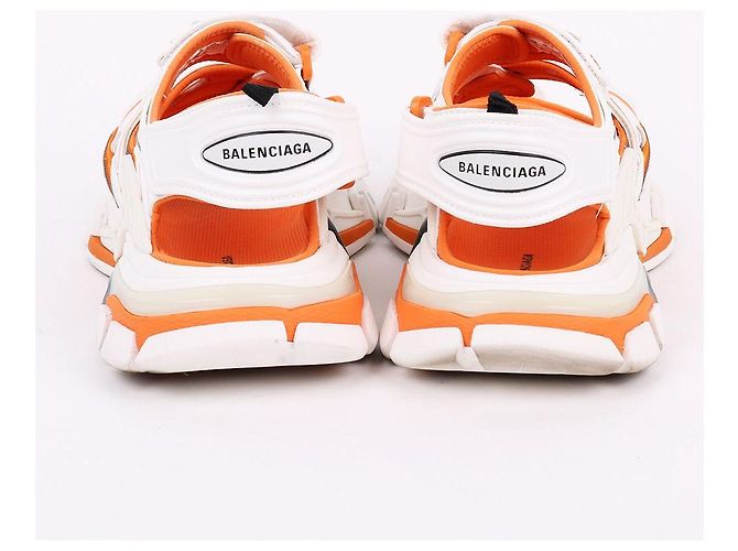 Sandali Track Bi-Color Balenciaga Bianco - vista 7