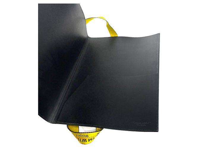 Off White Clutch Porta Documenti con Logo Nero - vista 10