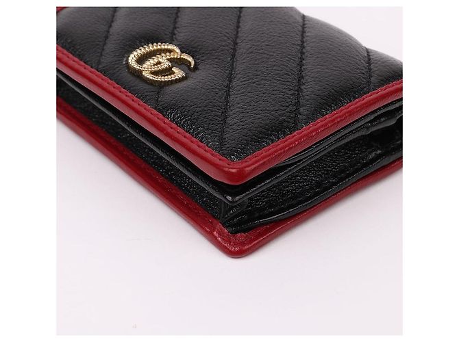 Gucci Tarjetero GG Marmont negro - vista 10