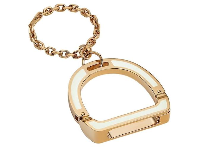 Hermès Clip per guanti Ideal Arancione - vista 4
