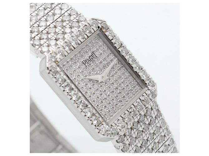 Piaget Reloj Protocol Small para mujer en oro blanco con engaste de diamantes Multicolor - vista 12
