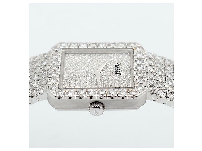 Piaget Reloj Protocol Small para mujer en oro blanco con engaste de diamantes Multicolor - vista 13