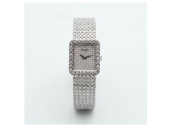 Piaget Reloj Protocol Small para mujer en oro blanco con engaste de diamantes Multicolor - vista 15