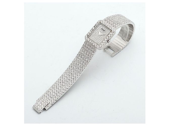 Piaget Reloj Protocol Small para mujer en oro blanco con engaste de diamantes Multicolor - vista 17