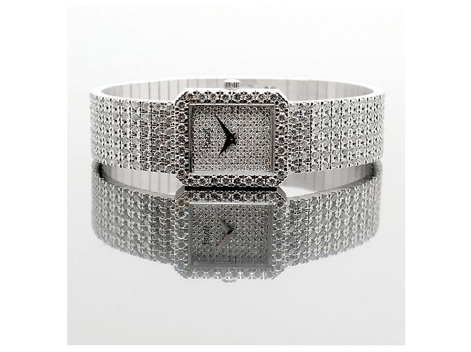 Piaget Reloj Protocol Small para mujer en oro blanco con engaste de diamantes Multicolor - vista 19