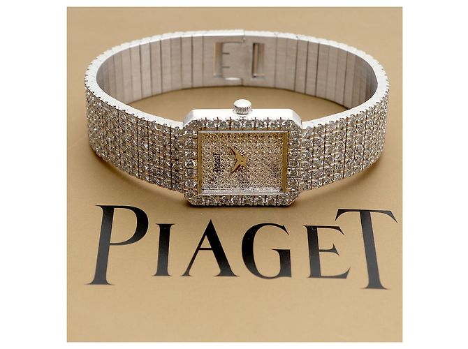 Piaget Reloj Protocol Small para mujer en oro blanco con engaste de diamantes Multicolor - vista 2