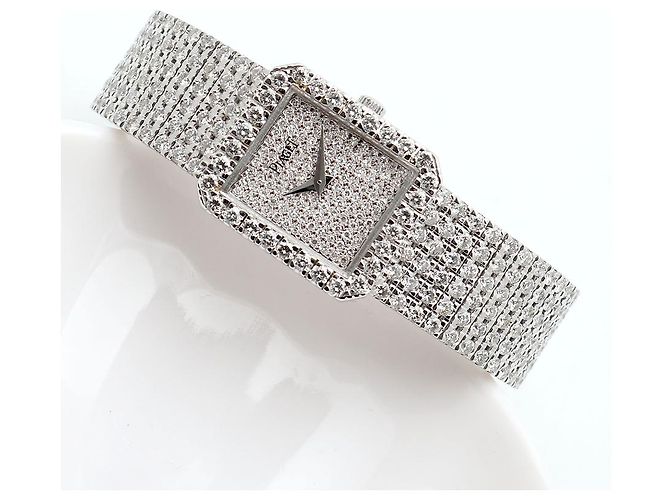 Piaget Reloj Protocol Small para mujer en oro blanco con engaste de diamantes Multicolor - vista 21