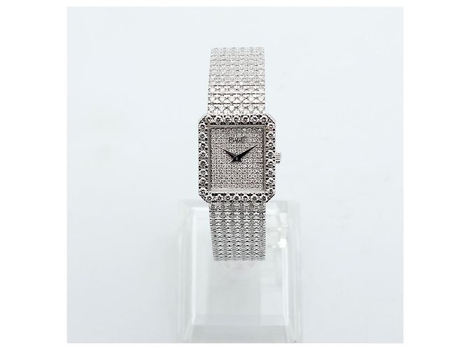 Piaget Reloj Protocol Small para mujer en oro blanco con engaste de diamantes Multicolor - vista 3