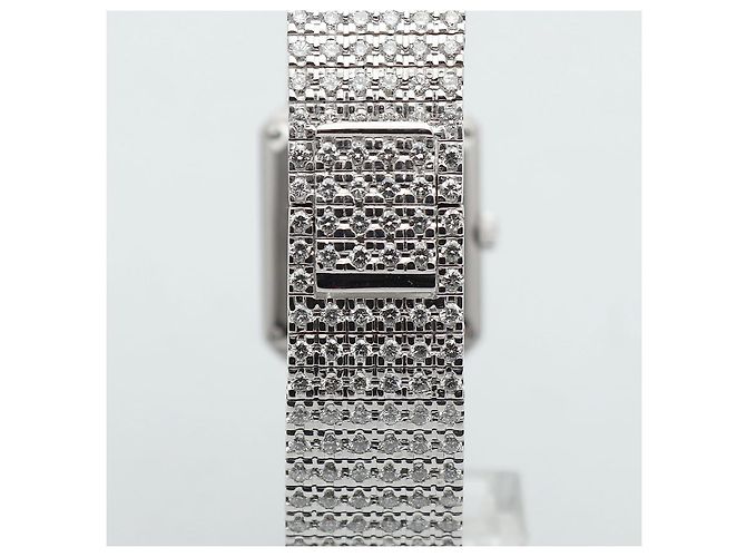 Piaget Reloj Protocol Small para mujer en oro blanco con engaste de diamantes Multicolor - vista 7