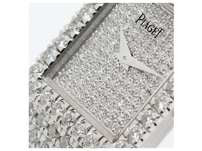 Piaget Reloj Protocol Small para mujer en oro blanco con engaste de diamantes Multicolor - vista 9