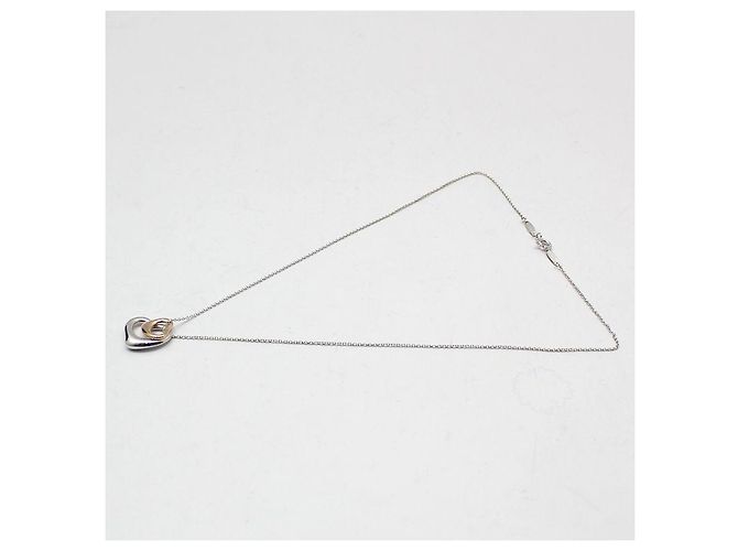 Tiffany & Co Collana a Cuore Aperto in Argento Sterling e Oro Rosa - vista 3