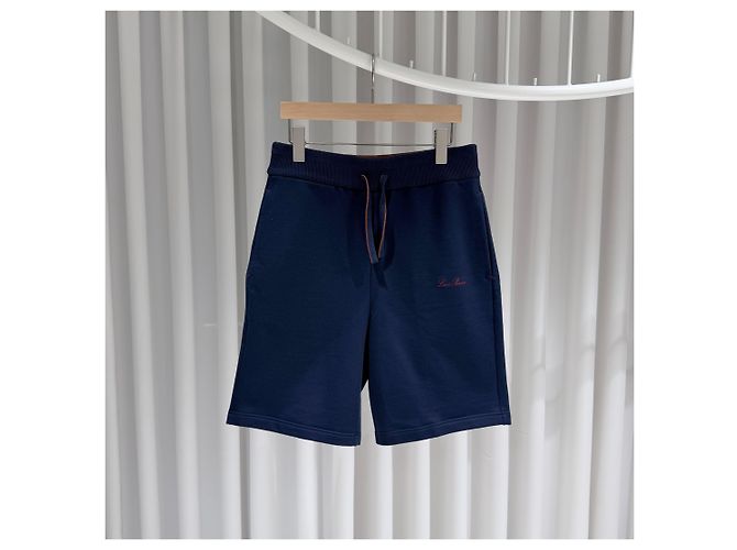 Loro Piana Navy Baumwoll-Set (A+/XS) Blau - Ansicht 5