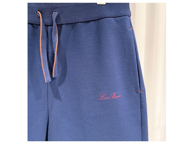Loro Piana Navy Baumwoll-Set (A+/XS) Blau - Ansicht 6