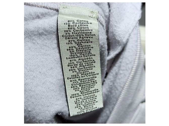 Hermès Trainer Baumwoll-Sweatshirt und Hose Set Silber - Ansicht 10