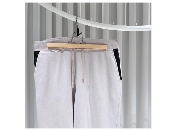 Hermès Trainer Baumwoll-Sweatshirt und Hose Set Silber - Ansicht 7