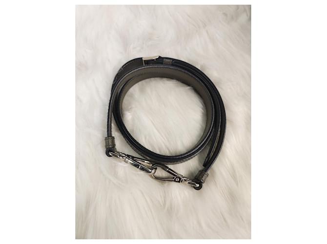 Prada Double Saffiano Khaki Grey Marrone - vista 15