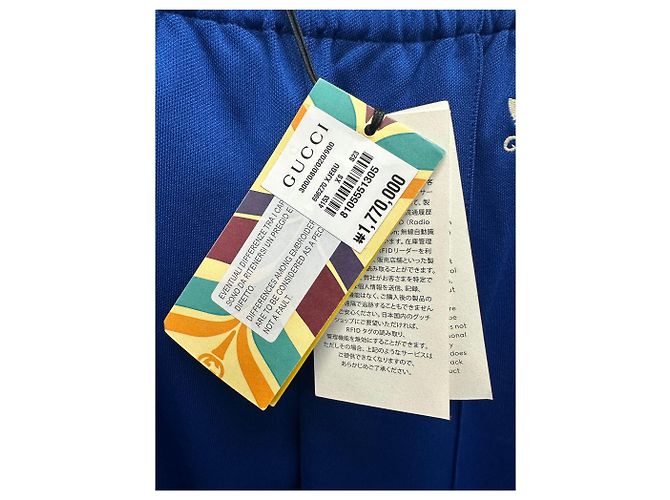 Pantalones de Jogging Acampanados Gucci Adidas Azul Cobalto - vista 7