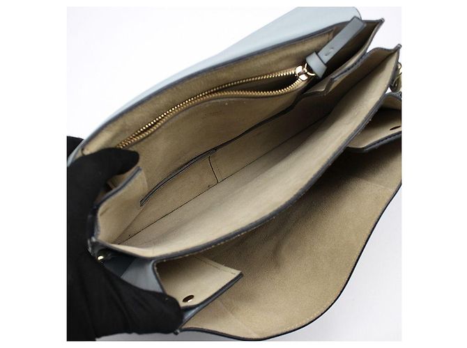 Chloé FAYE Schultertasche Medium Blau - Ansicht 9