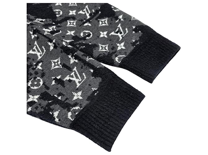 Louis Vuitton Monogram Distressed Knit Brown - view 4
