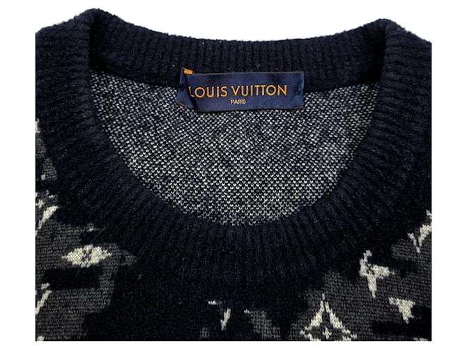 Louis Vuitton Monogram Distressed Knit Brown - view 5