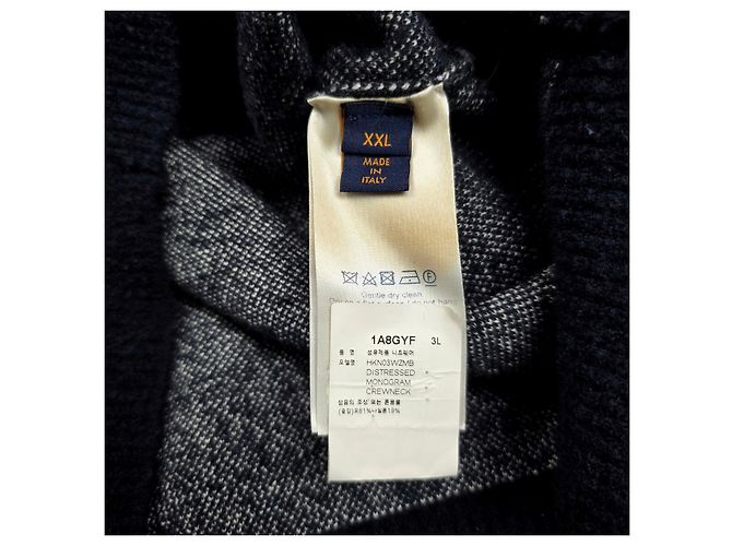 Louis Vuitton Monogram Distressed Knit Brown - view 6