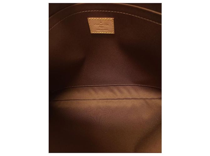 Louis Vuitton Clutch Etui Voyage in Tela Monogram Marrone - vista 4