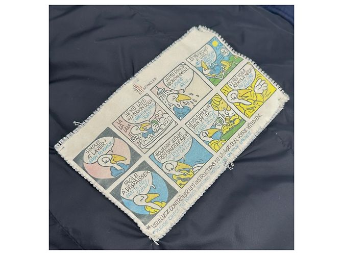Chaqueta larga de plumón Moncler Charpal Azul - vista 10
