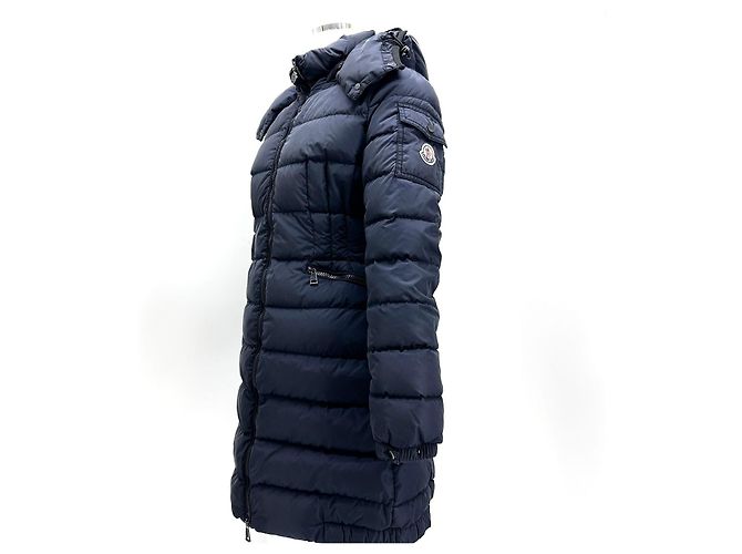 Chaqueta larga de plumón Moncler Charpal Azul - vista 2