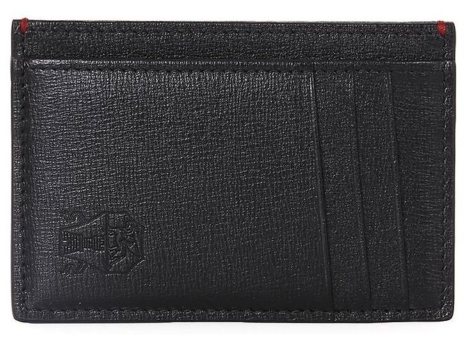 Brunello Cucinelli Grained Leather Card Holder Black - view 2
