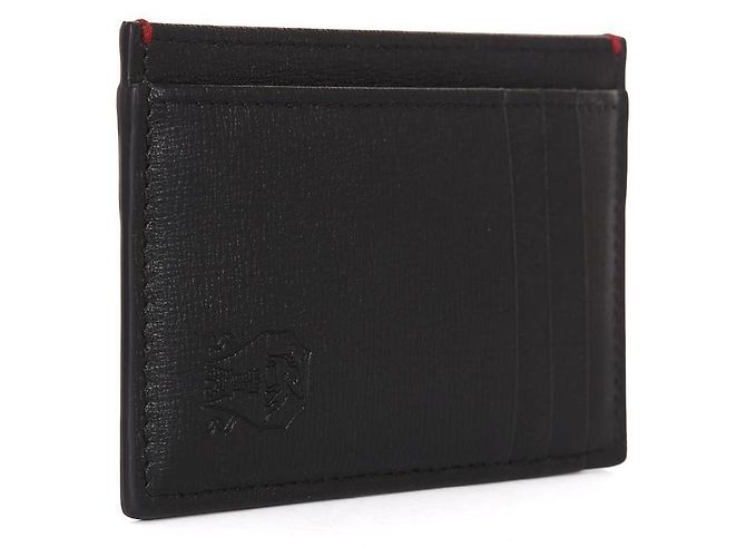 Brunello Cucinelli Grained Leather Card Holder Black - view 3