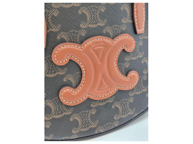 Céline Triomphe Oval Bag Tan Braun - Ansicht 10