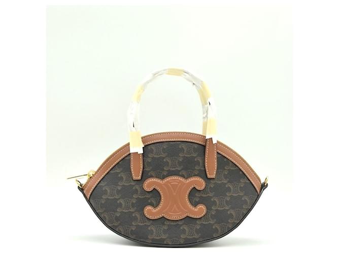 Céline Triomphe Oval Bag Tan Braun - Ansicht 4