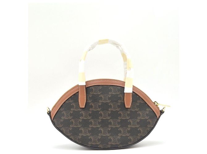 Céline Triomphe Oval Bag Tan Braun - Ansicht 6