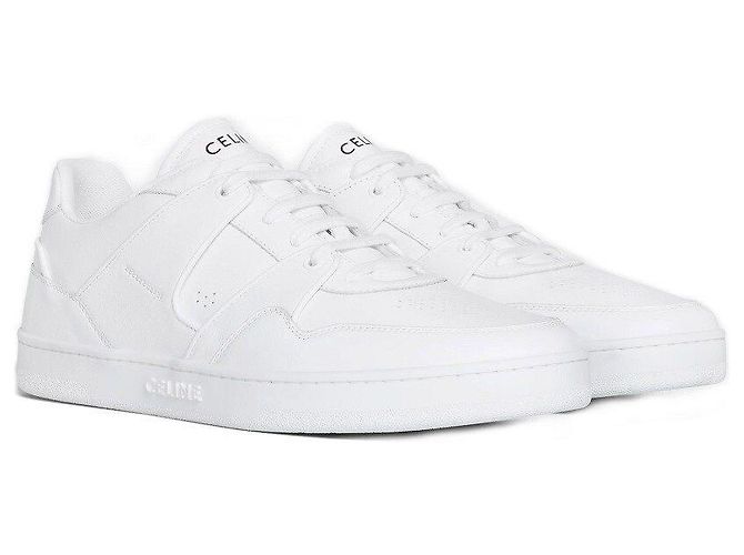 Céline Sneakers basse in pelle di vitello con lacci - vista 2
