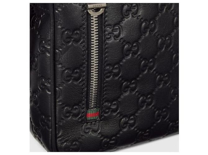 Gucci Piccola borsa a tracolla GG Emblem Nero - vista 6
