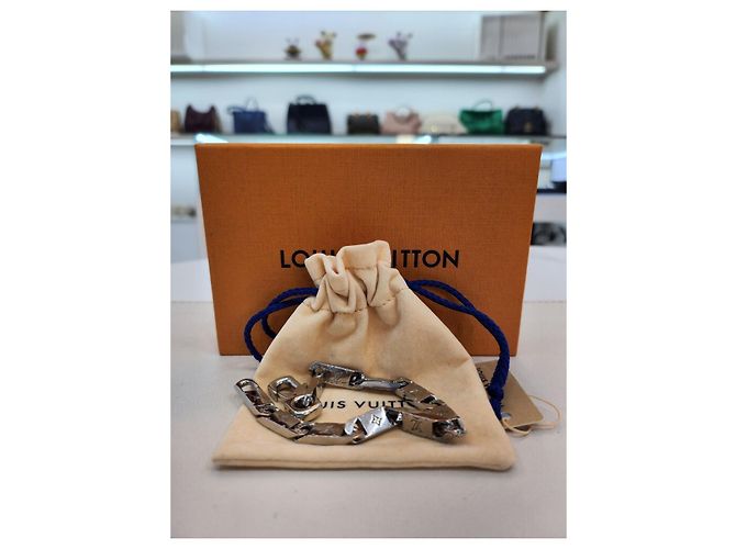Louis Vuitton Bracelet Monogram Tide Up Argenté - vue 10
