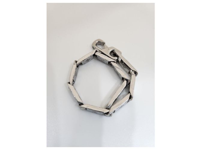 Louis Vuitton Bracelet Monogram Tide Up Argenté - vue 15