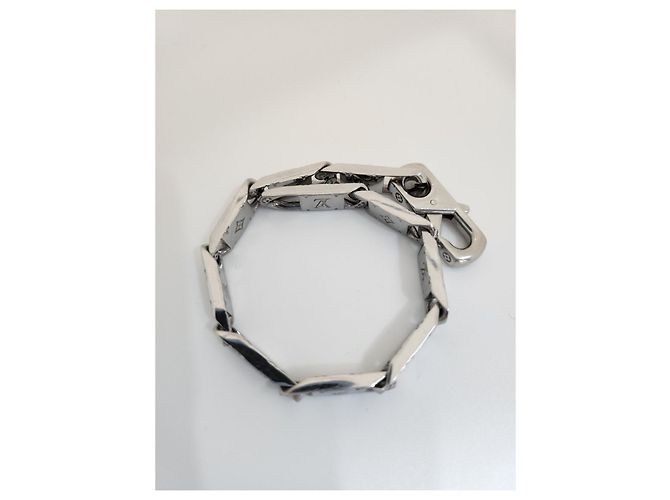 Louis Vuitton Bracelet Monogram Tide Up Argenté - vue 16