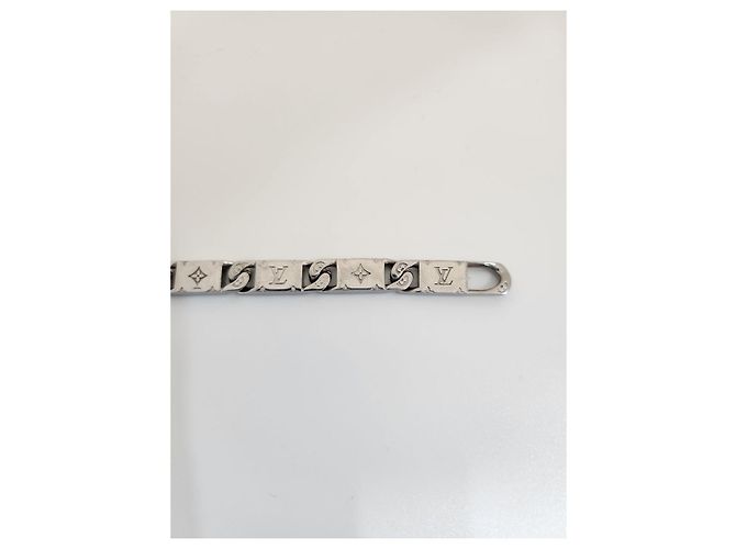 Louis Vuitton Bracelet Monogram Tide Up Argenté - vue 18
